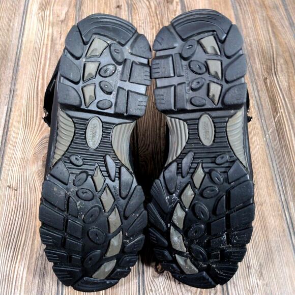 Wolverine Men Spencer Hiking Work Boots Black Leather‎ Waterproof Sz 10 Outdoor main image 5